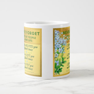 Vergessen Sie nie Inspiration Jumbo-Tasse