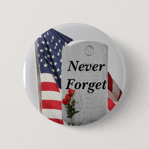Vergessen Sie nie unsere Soldaten Button
