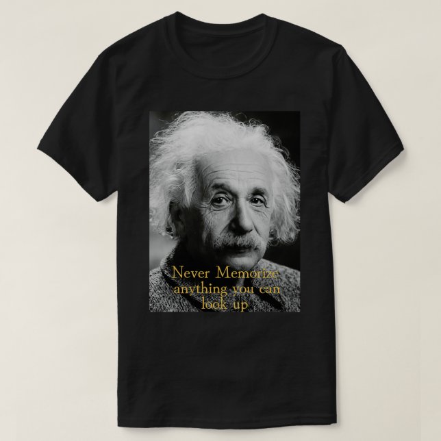 Vergessen Sie nie, was Sie nachsehen können T-Shirt (Design vorne)