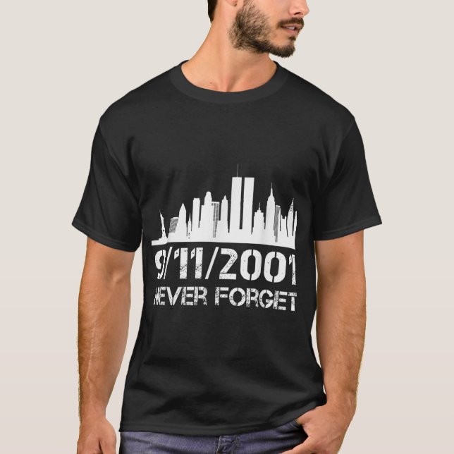 Vergessen Sie niemals das 20. Jubiläum des Patriot T-Shirt (Vorderseite)
