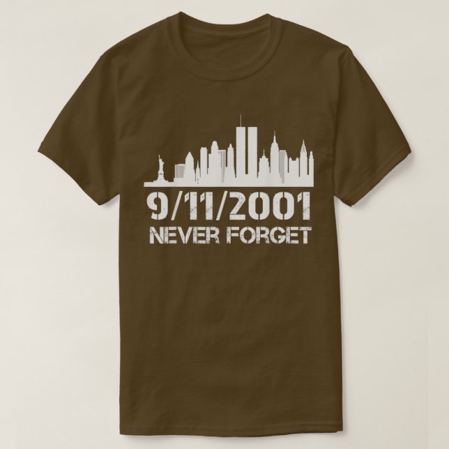 Vergessen Sie niemals das 20. Jubiläum des Patriot T-Shirt (Design vorne)