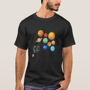 Vergessen Sie niemals das Raumsonarsystem Pluto Pl T-Shirt