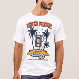 Vergessen Sie niemals das VHS-Bandkassettenband de T-Shirt