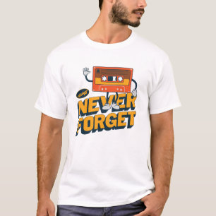 Vergessen Sie niemals das VHS-Bandkassettenband de T-Shirt