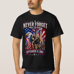 Vergessen Sie niemals den 11. September 2001 Geden T-Shirt