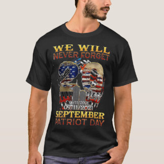 Vergessen Sie niemals die Gedenkstätte zum 20. Jah T-Shirt