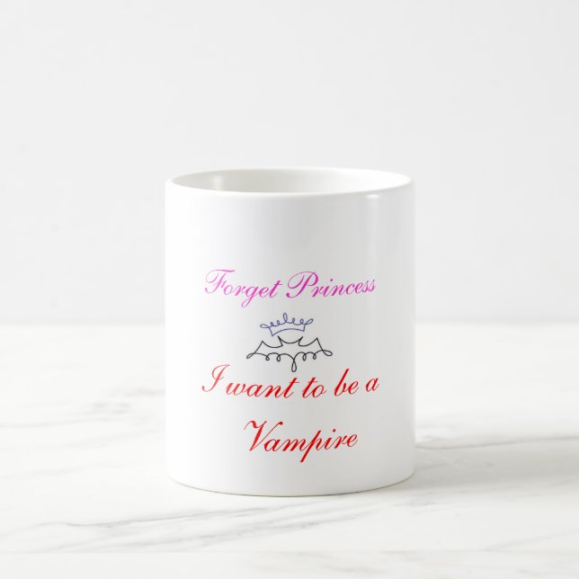 vergessen Sie Prinzessin, die ich will, um ein Kaffeetasse (Mittel)