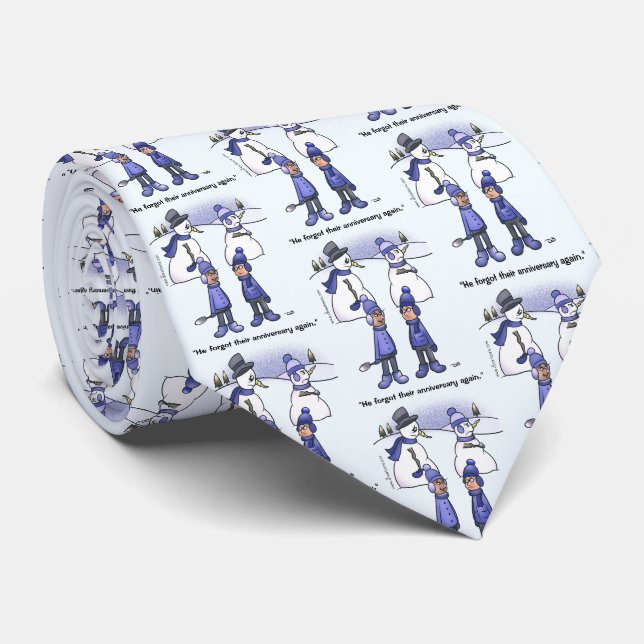 Vergessene Anniversary Neck Tie Krawatte (Gerollt)