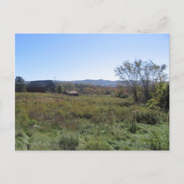 vergessene Scheune Postkarte (Vorderseite)