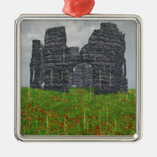 Vergessene Streife Ornament Aus Metall