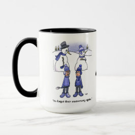 Vergessene Tasse zum Jahrestag