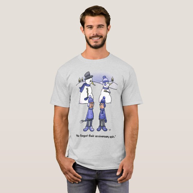 Vergessener Jubiläum Herrscher Grauer T - Shirt (Vorne ganz)