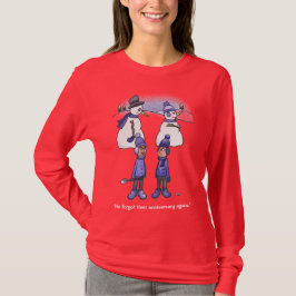 Vergessener Red Long Sleeve T - Shirt zum Jubiläum