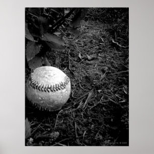 Vergessenes Baseball-Plakat Poster