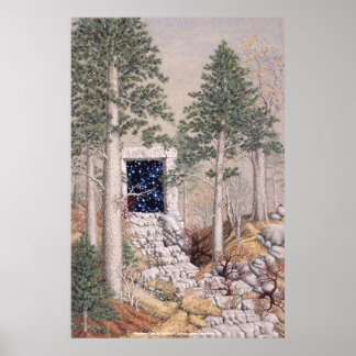 Vergessenes Tor von Darlene P. Coltrain Poster