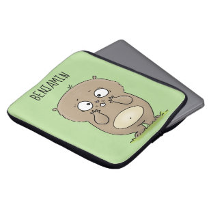Vergesslicher, bezaubernder Hamster-Cartoon Laptopschutzhülle