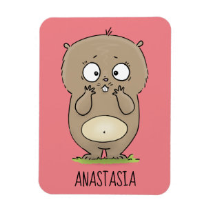 Vergesslicher, bezaubernder Hamster-Cartoon Magnet