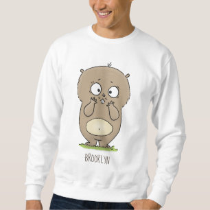 Vergesslicher, bezaubernder Hamster-Cartoon Sweatshirt