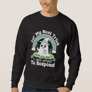 Vergesslicher Geist Sims Funny Ghost Spooky Niedli Sweatshirt