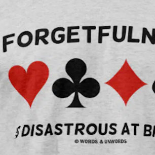 Vergesslichkeit ist an der Brücke katastrophal (Ca T-Shirt