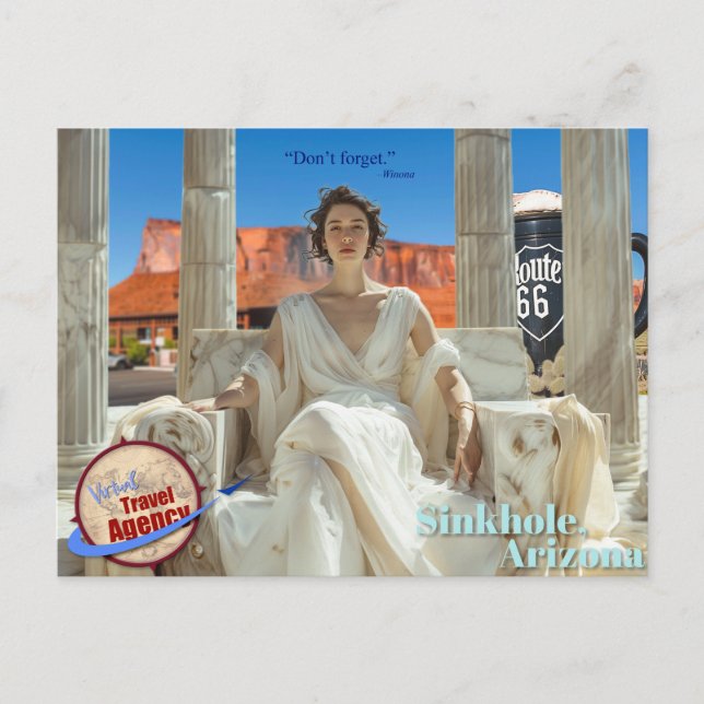 "Vergesst Winona nicht" Souvenir Post Card Postkarte (Vorderseite)