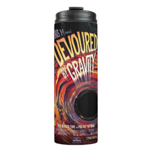 Vergeudet durch Gravity Halloween Hole Black Horro Thermosbecher