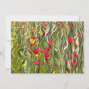 Vergiftete Poppies Surrealistische Abstrakte Kunst