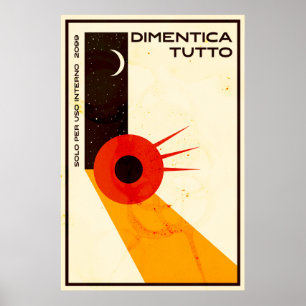 Vergiss alles italienisches Filmplakat Poster