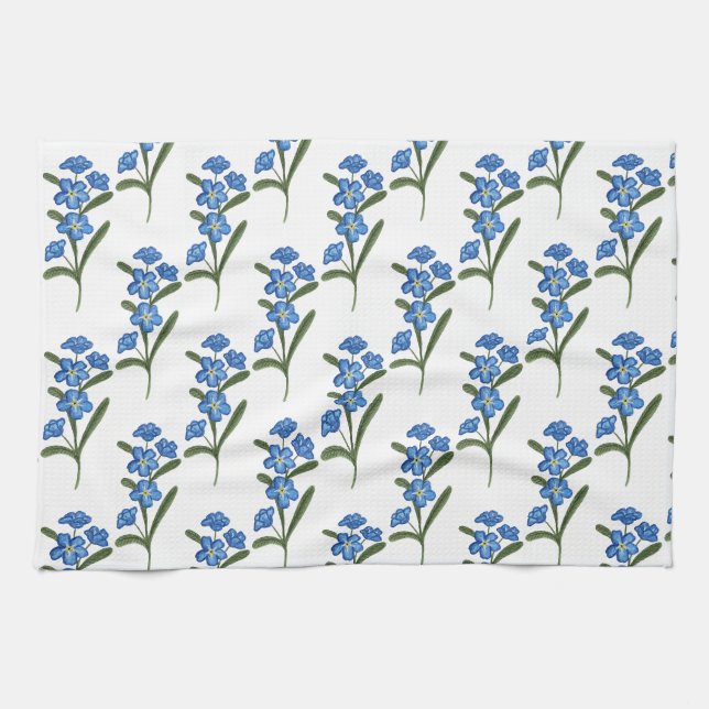 Vergiss, dass ich kein Blume Teetuch trinke Geschirrtuch (Horizontal)