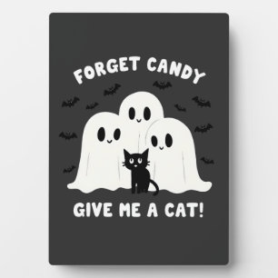 Vergiss die Bonbons, gib mir ein katzenschokoladen Fotoplatte