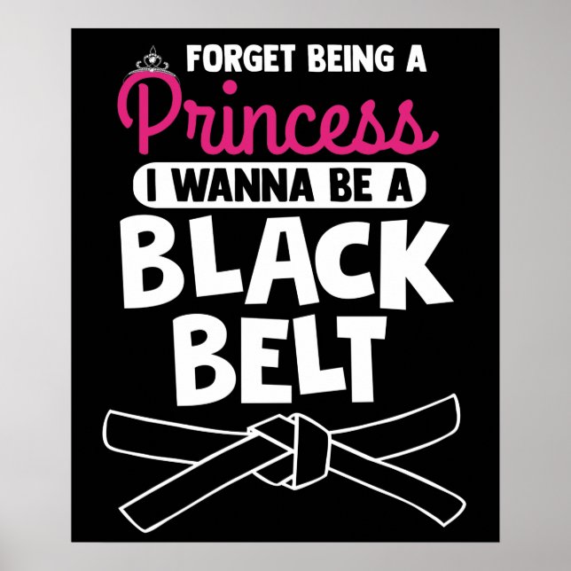 Vergiss, eine Prinzessin zu sein, Wollte ich einen Poster (Vorne)