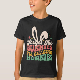 Vergiss Häschen, ich jage Hunnies Osterhase Fu T-Shirt