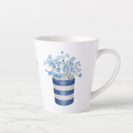 Vergiss mich nicht Blume Lover Keramik Milchtasse
