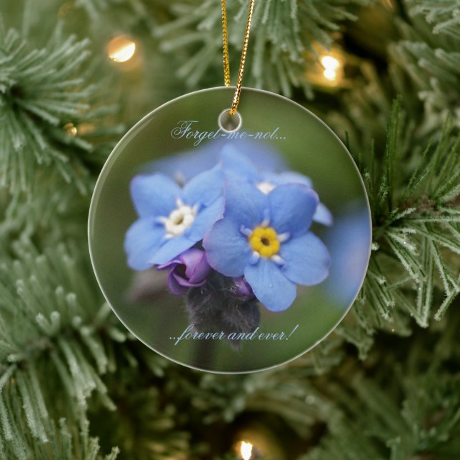 Vergiss mich nicht für immer und immer! keramik ornament (Baum)