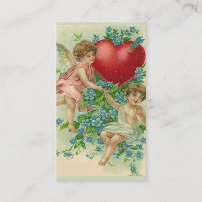 Vergiss mir den Knoten Valentine Visitenkarte (Vorderseite)