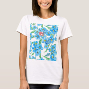 Vergiss nicht, dass ich kein nahtloses Blumenmuste T-Shirt