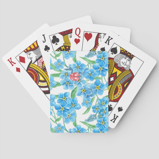 Vergiss nicht, dass ich kein nahtloses Muster habe Spielkarten (Rückseite)