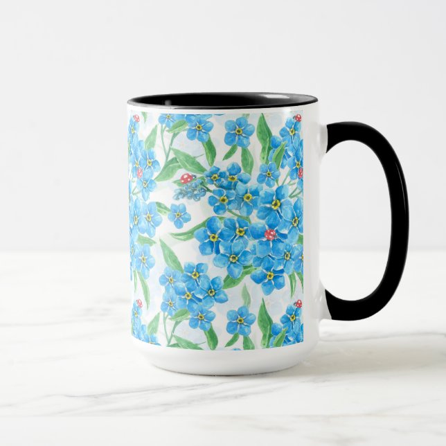 Vergiss nicht, dass ich kein nahtloses Muster habe Tasse (Rechts)