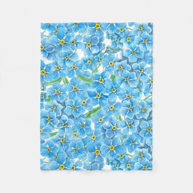 Vergiss nicht, dass ich keine Aquarellfarbe habe Fleecedecke (Vorderseite)