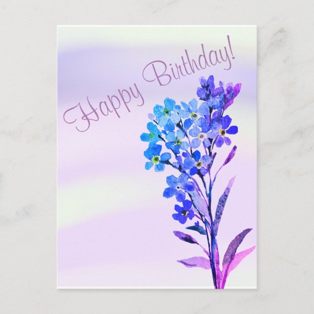 Vergiss nicht, dass ich keine Postkarte habe (Vorderseite)