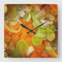 "Vergiss nicht, den Veg vorzubereiten." Wall-Uhr 3