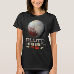 Vergiss nie das Pluto-Shirt. Retro Style Funny Spa T-Shirt