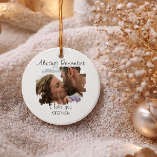 Vergiss nie, ich liebe dich   Weihnachtsbaum Ornament