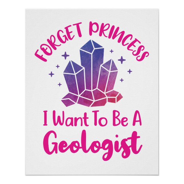 Vergiss Prinzessin, die ich als Geologe Gewollt ha Poster (Vorderseite)