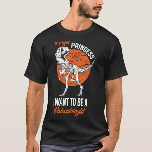 Vergiss Prinzessin, die ich als Paläontologe Mosa  T-Shirt (Vorderseite)