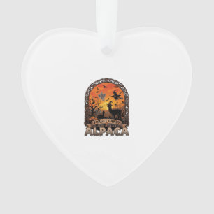 Vergiss Süßigkeiten, gib mir einfach Alpaka Hallow Ornament