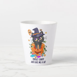 Vergiss Süßigkeiten, gib mir einfach eine Katze. Milchtasse