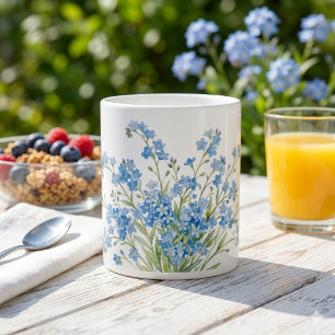 Vergissmeinnicht-Blumen Spezialtasse Jumbo-Tasse