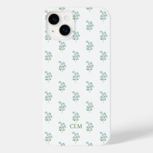 Vergissmeinnicht-Blumen-Süß-Preppy Case-Mate iPhone 14 Plus Hülle
