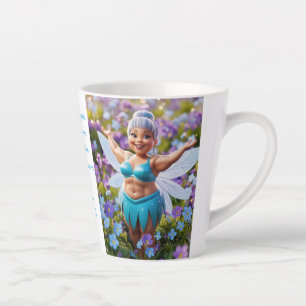 Vergissmeinnicht-Blumenfee Milchtasse